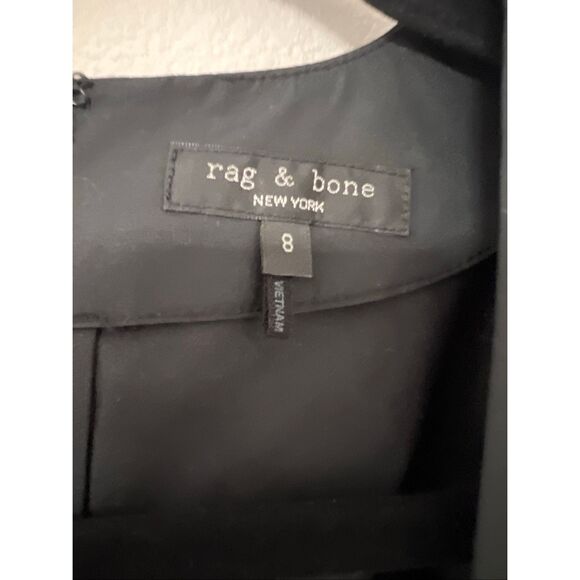 Rag & Bone Women's Black Ines Cotton Poplin Sleeveless Maxi Dress Size 8 NWOT - Picture 11 of 15